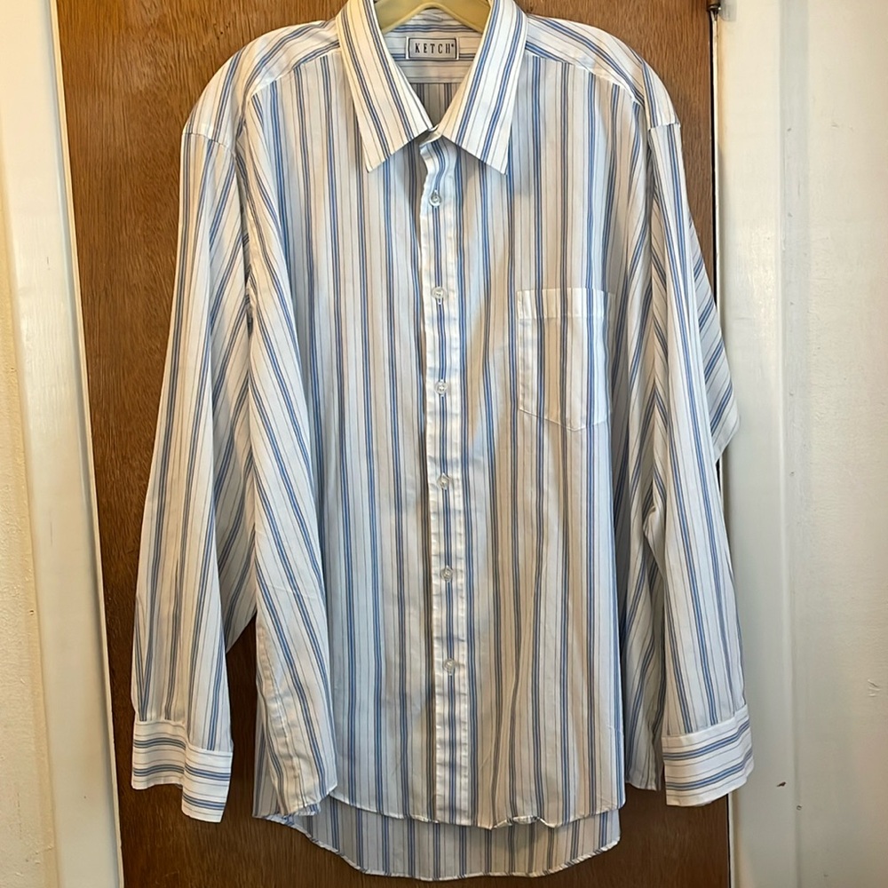 Ketch Men’s Sz 18-34/35 Dress Shirt